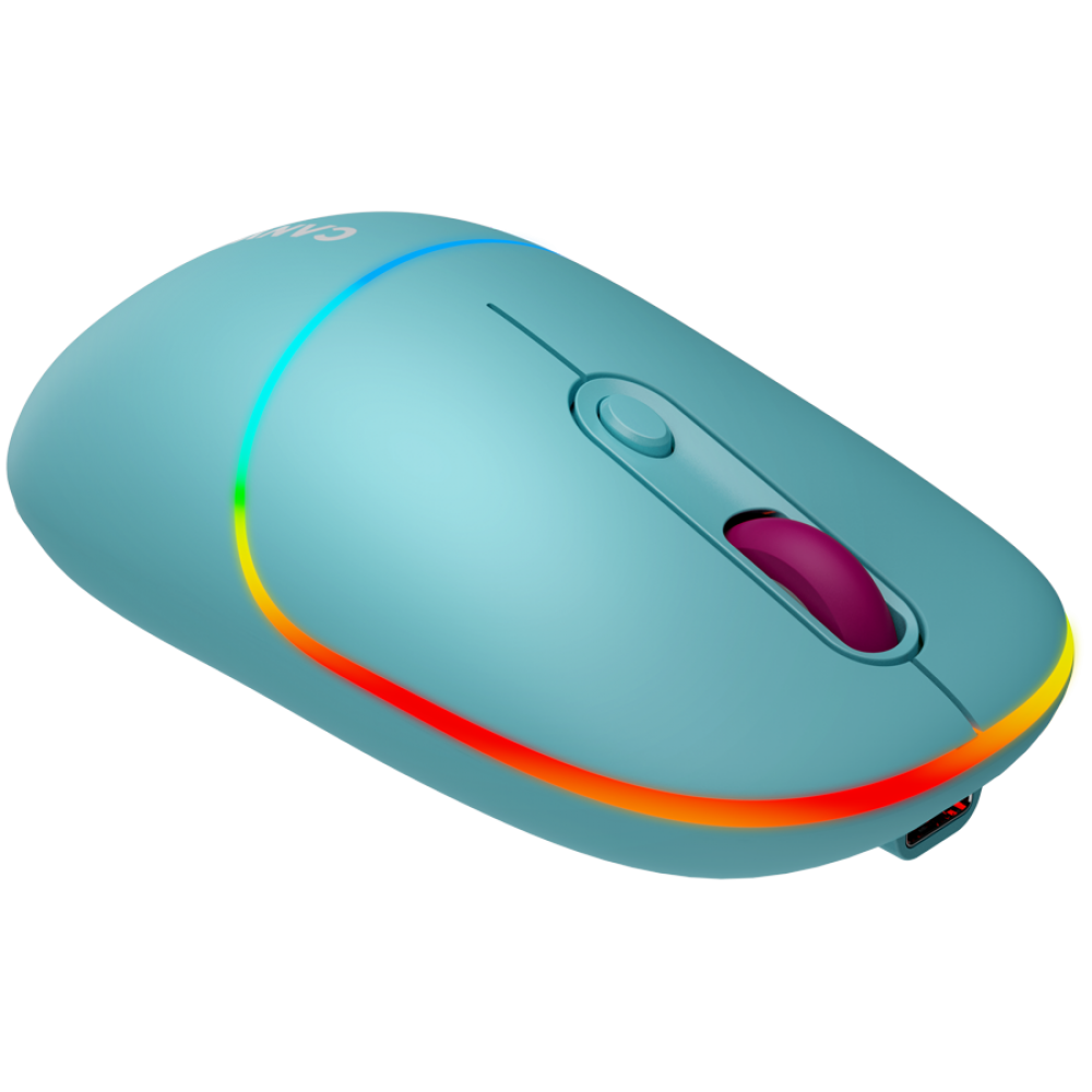 Mysz bezprzewodowa 2w1 RGB Canyon MW 22 niebieska