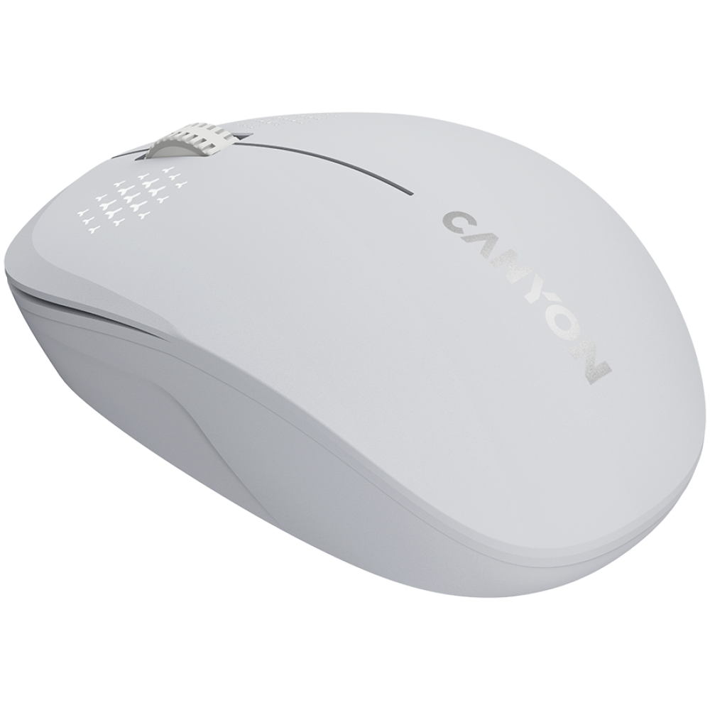 Canyon MW-04 Wireless Ambidextrous Bluetooth Mouse, white