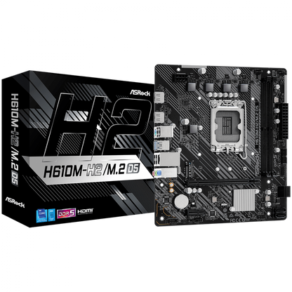ASROCK H610M H2/M.2 D5 Micro ATX DDR5 4800MHz Mainboard