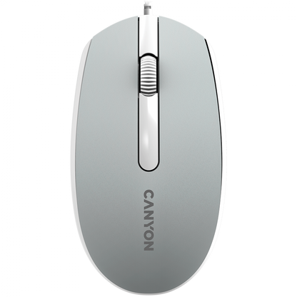 Ergonomische kabelgebundene Maus Canyon M-10 dunkelgrau