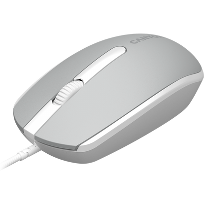 Ergonomische kabelgebundene Maus Canyon M-10 dunkelgrau