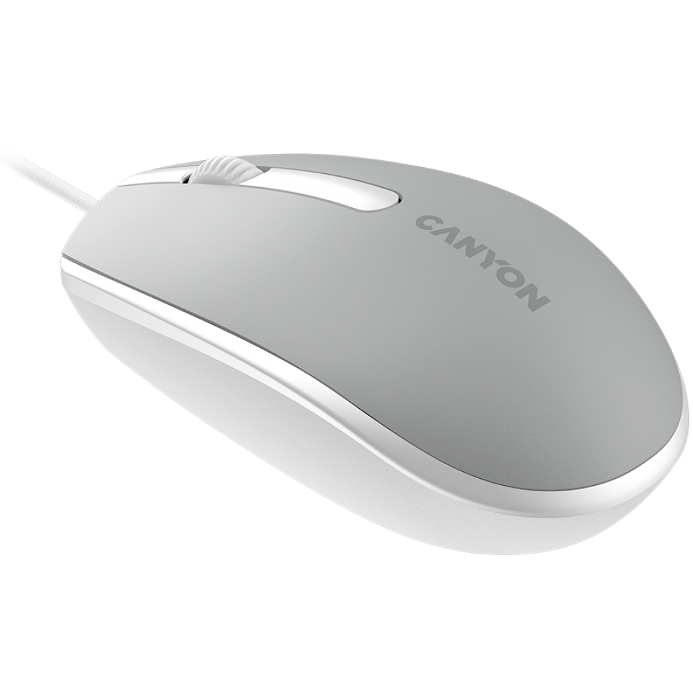 Ergonomische kabelgebundene Maus Canyon M-10 dunkelgrau