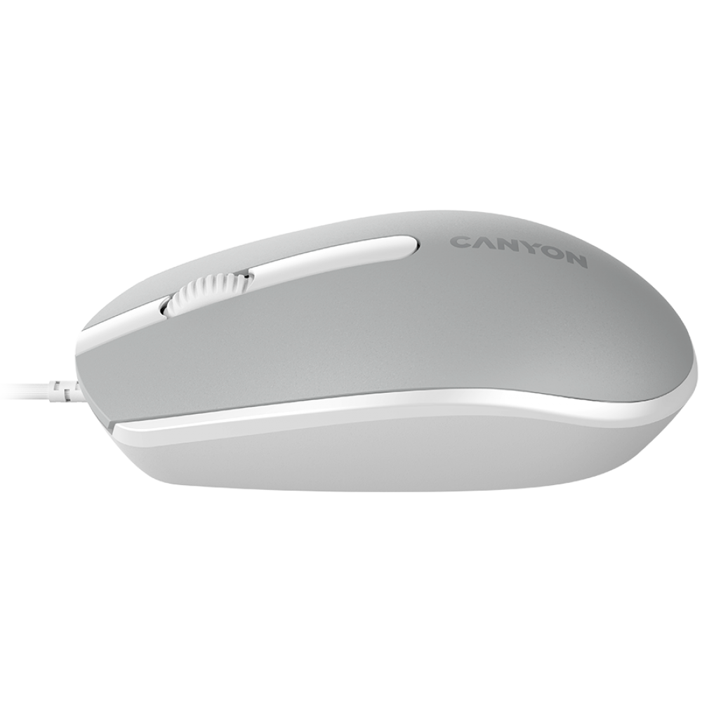 Ergonomische kabelgebundene Maus Canyon M-10 dunkelgrau
