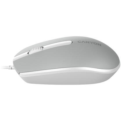 Ergonomische kabelgebundene Maus Canyon M-10 dunkelgrau