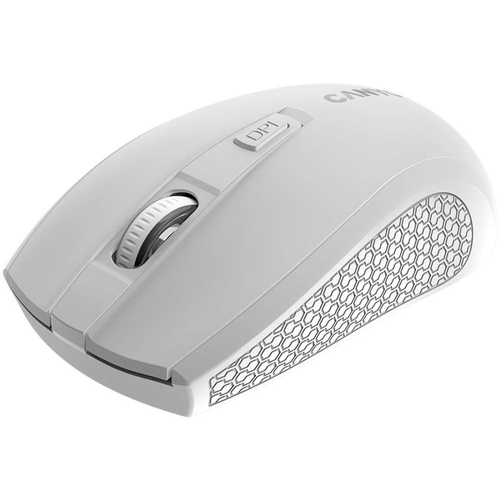 Mysz bezprzewodowa 2.4GHz ergonomiczna Canyon MW 7 biała