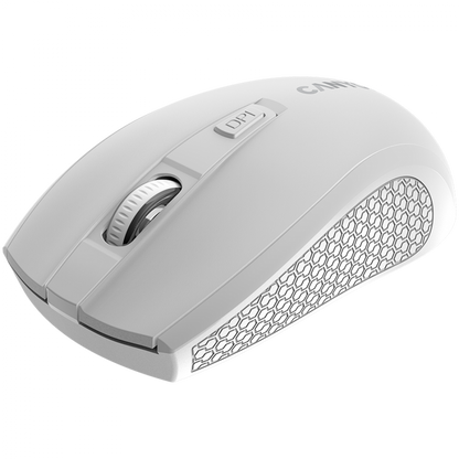 Mysz bezprzewodowa 2.4GHz ergonomiczna Canyon MW 7 biała