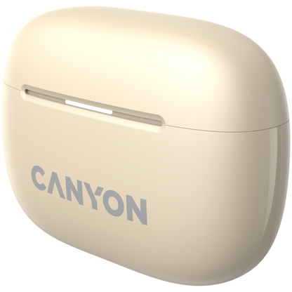 Słuchawki dokanałowe OnGo 10 ANC ENC bezprzewodowe beżowe