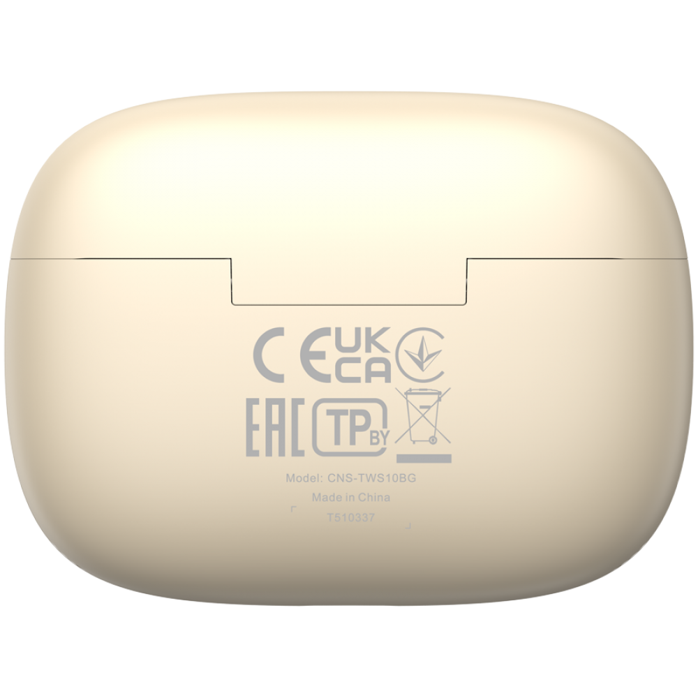 Słuchawki dokanałowe OnGo 10 ANC ENC bezprzewodowe beżowe