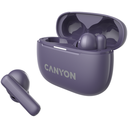 Słuchawki dokanałowe OnGo 10 ANC ENC bezprzewodowe Canyon 10 fioletowy
