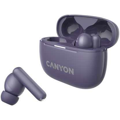 Słuchawki dokanałowe OnGo 10 ANC ENC bezprzewodowe Canyon 10 fioletowy