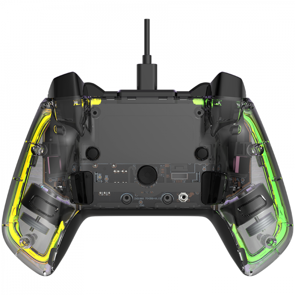 Kontroler bezprzewodowy Bluetooth z donglem Canyon GPW-02 transparentny