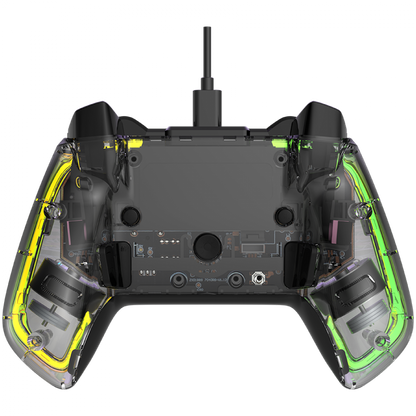 Kontroler bezprzewodowy Bluetooth z donglem Canyon GPW-02 transparentny
