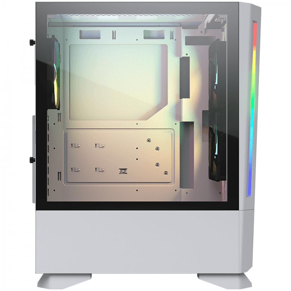 COUGAR MX430 Obudowa Midi Tower z 3 wentylatorami ARGB, Biała