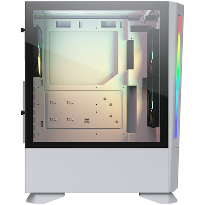 COUGAR MX430 Obudowa Midi Tower z 3 wentylatorami ARGB, Biała