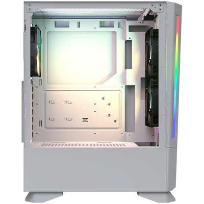 COUGAR MX430 Obudowa Midi Tower z 3 wentylatorami ARGB, Biała