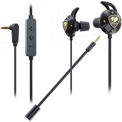 Słuchawki douszne COUGAR Attila z mikrofonem czarne