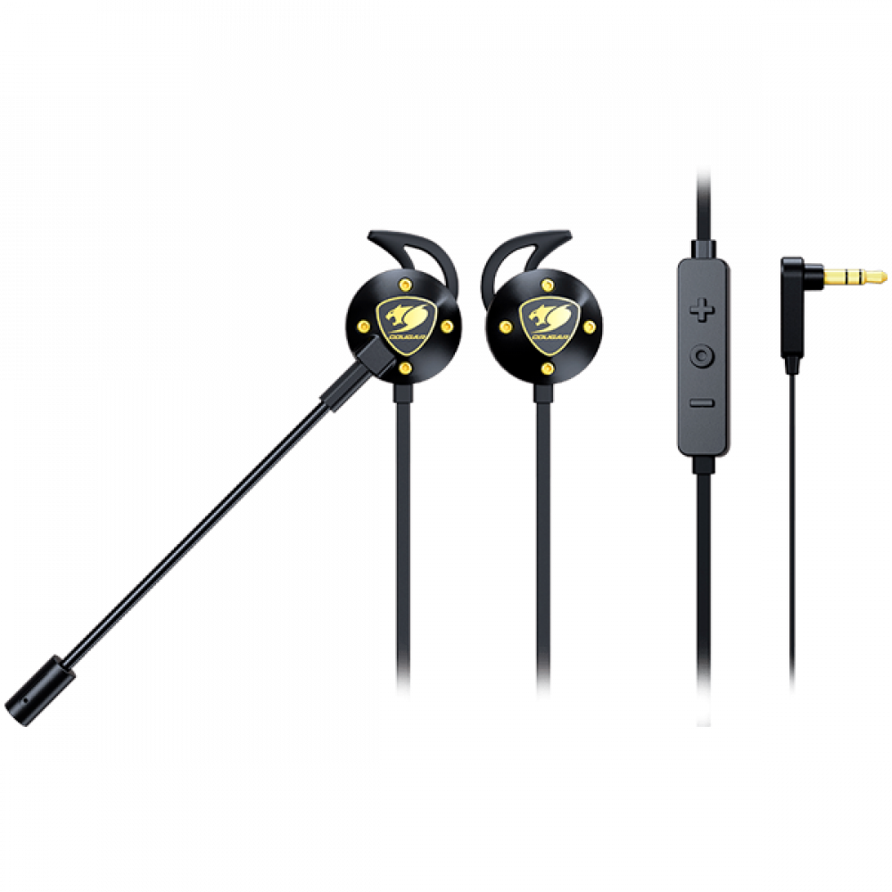 Słuchawki douszne COUGAR Attila z mikrofonem czarne