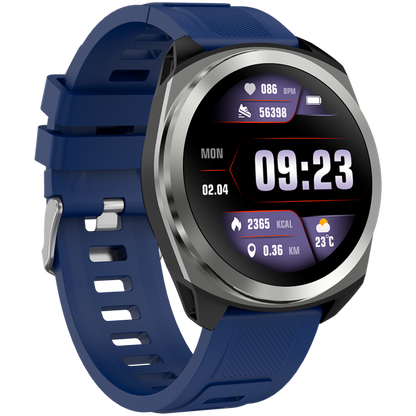 Smartwatch mit GPS 1,3" wasserdicht Canyon SW-83 Silber Blau