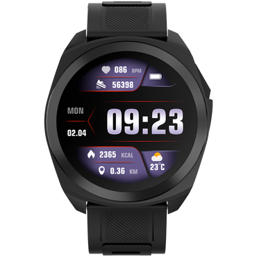 Smartwatch mit GPS 1,3" Aktivitätstracker Canyon SW-83 schwarz