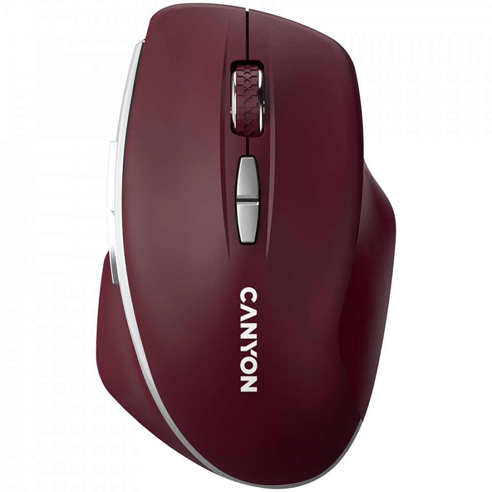 Kabellose LED-Maus Bluetooth 2in1 Canyon MW-21 rot