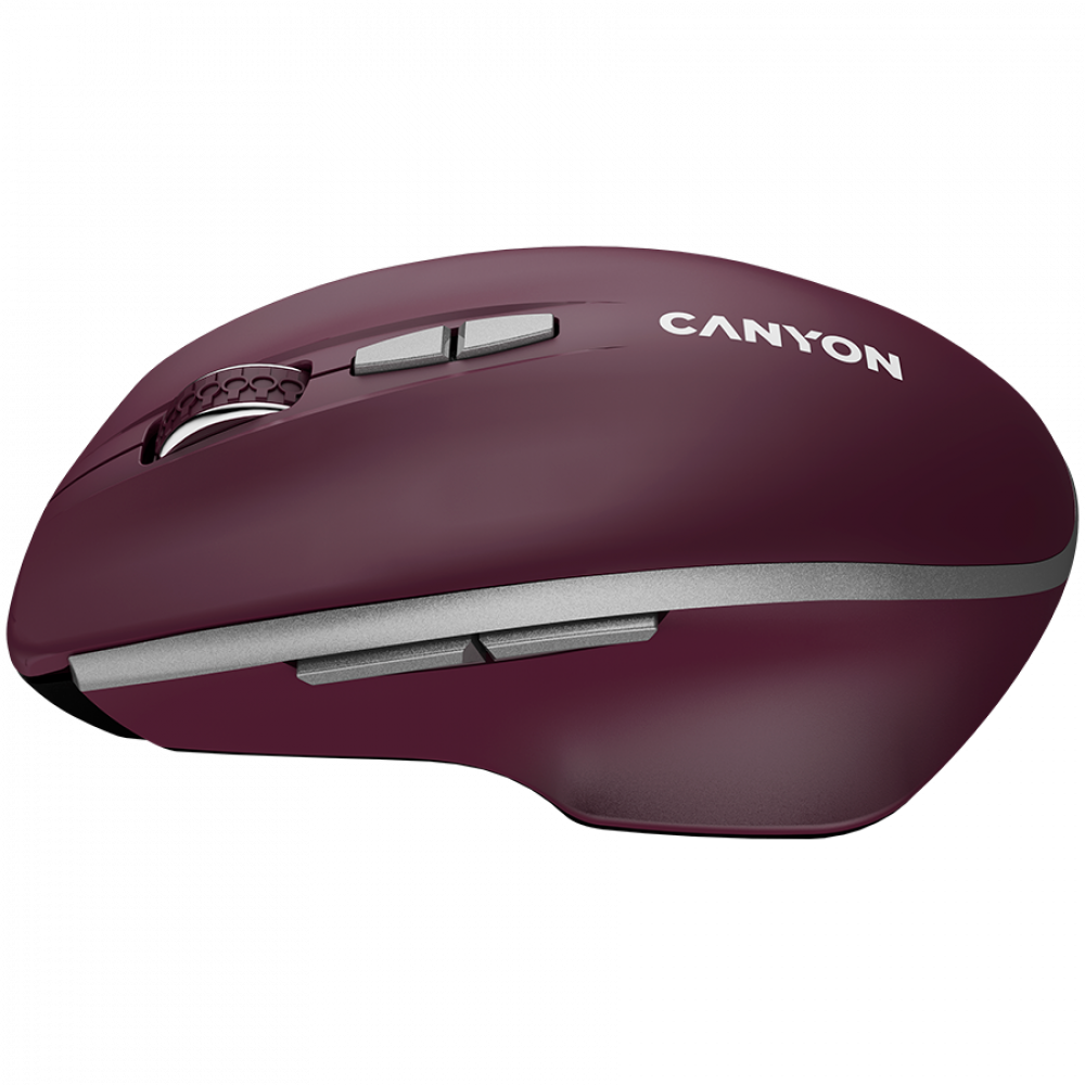 Kabellose LED-Maus Bluetooth 2in1 Canyon MW-21 rot