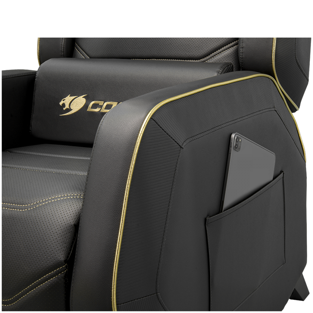 COUGAR Ranger S Gaming Sofa black and yellow