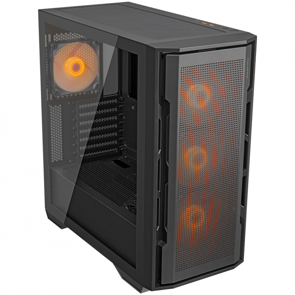 COUGAR Uniface RGB Midi Tower PC-Gehäuse schwarz
