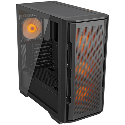COUGAR Uniface RGB Midi Tower PC-Gehäuse schwarz