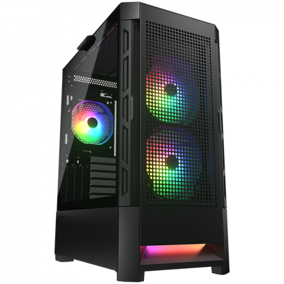 PC-Gehäuse Mid Tower RGB COUGAR AIRFACE schwarz