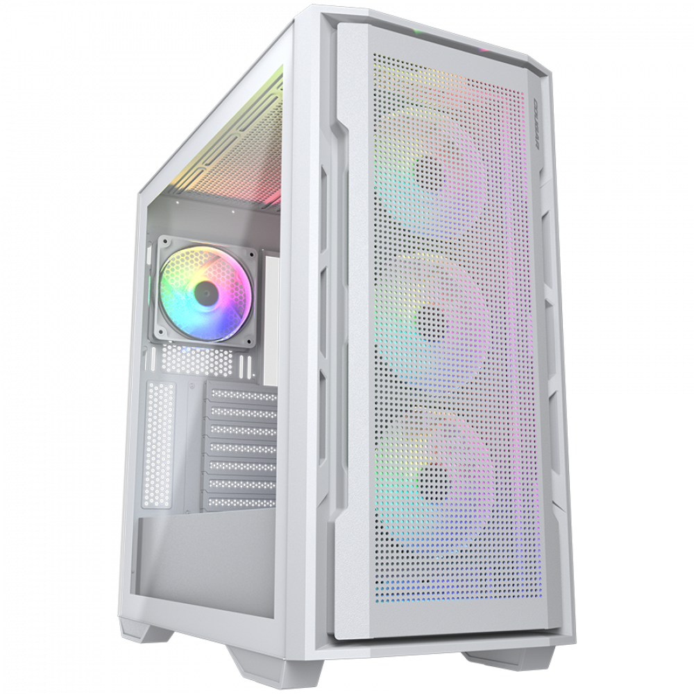 Computergehäuse Mid Tower COUGAR UNIFACE RGB weiß