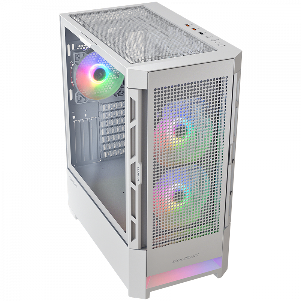 COUGAR Obudowa Airface RGB Midi Tower Biała