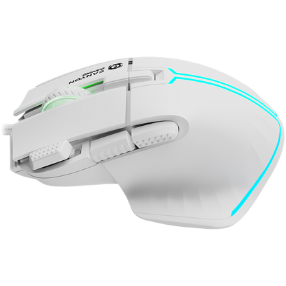 Mysz gamingowa przewodowa 9 przycisków RGB Canyon GM-636 biała