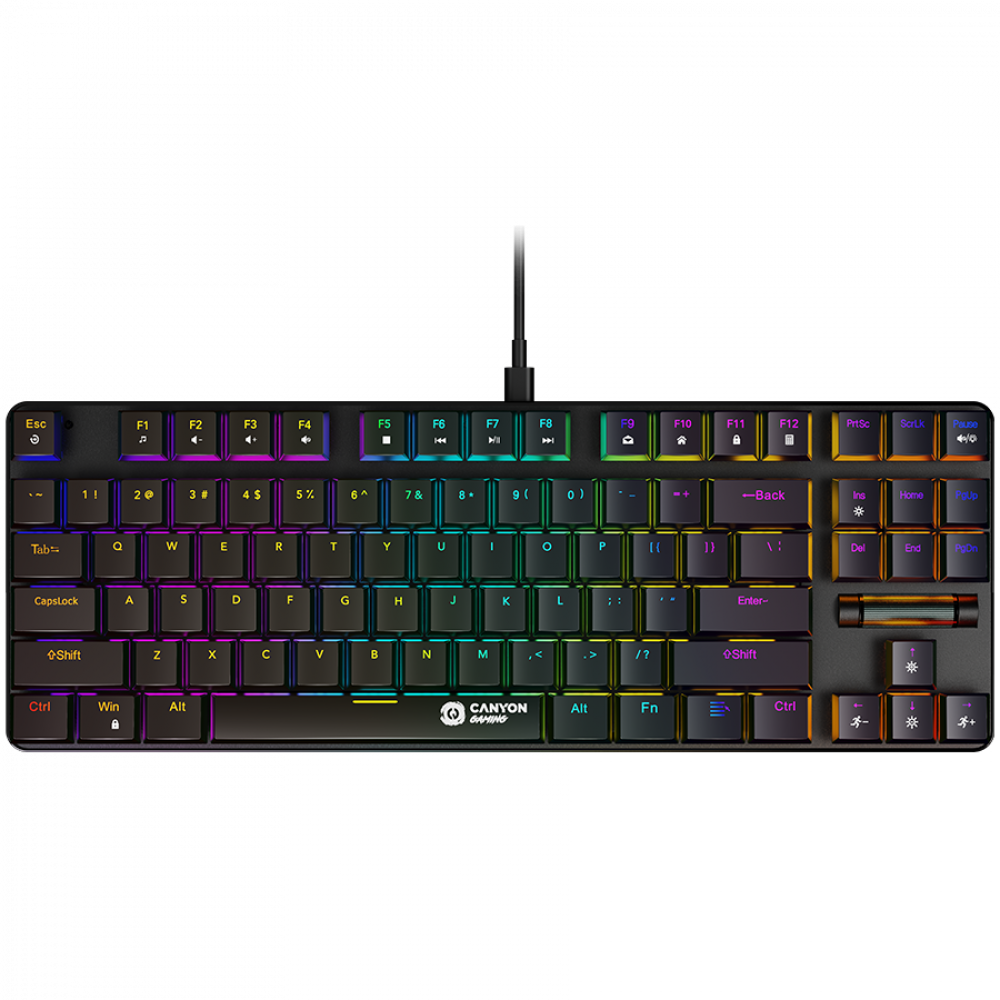 Gaming-Tastatur TKL Canyon GK 50 schwarz kabelgebunden