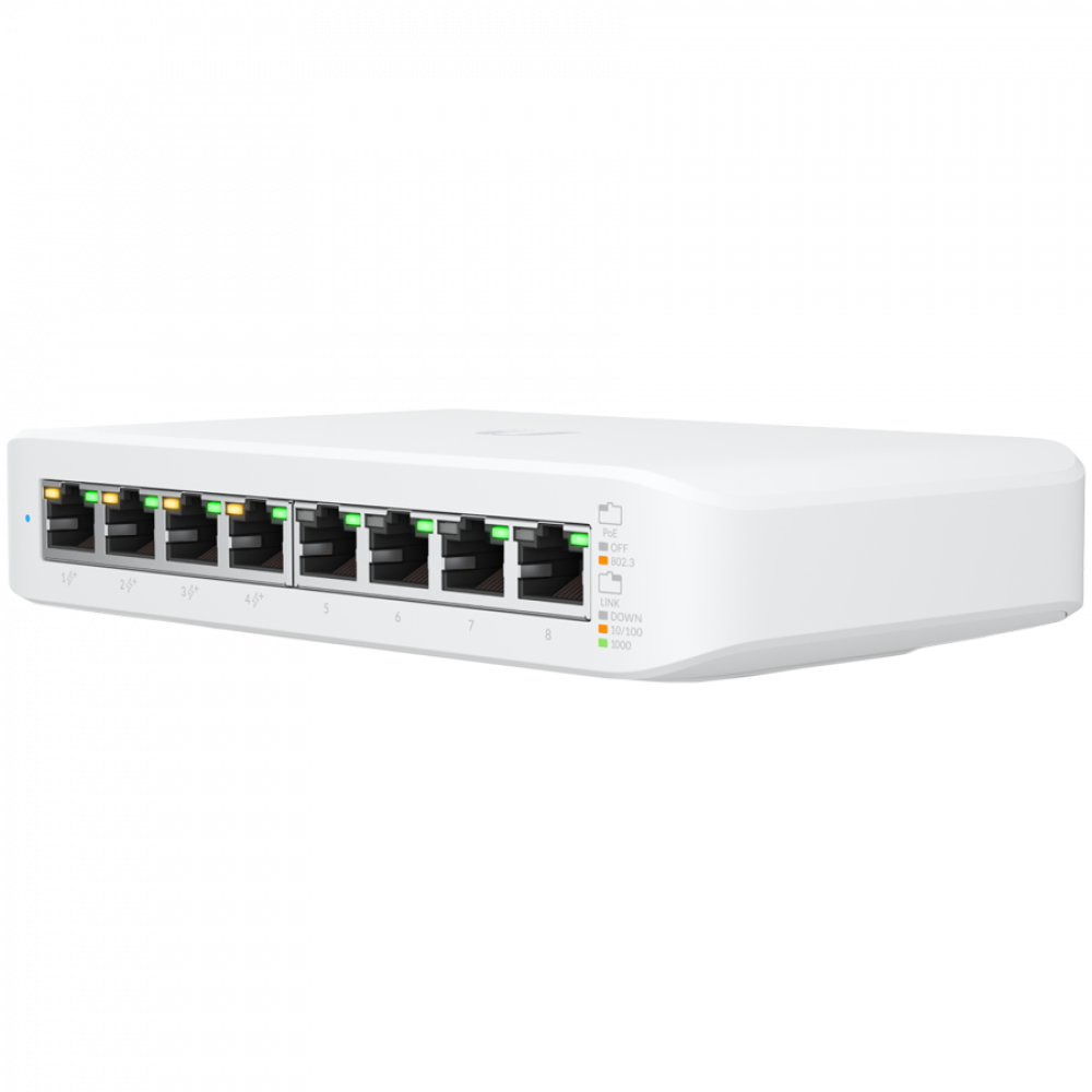 UniFi Switch Lite 8 PoE UBIQUITI extern weiß