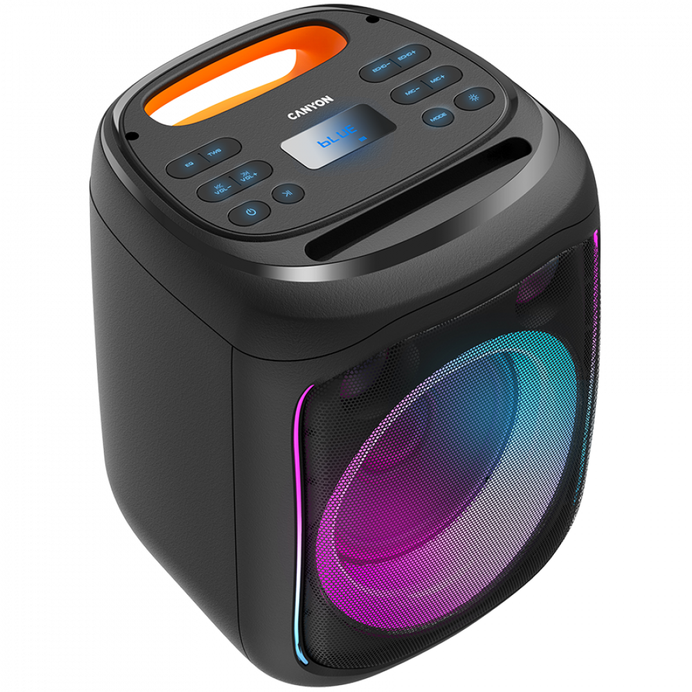 Głośnik Bluetooth 40W RGB przenośny Canyon OnFun 5 czarny