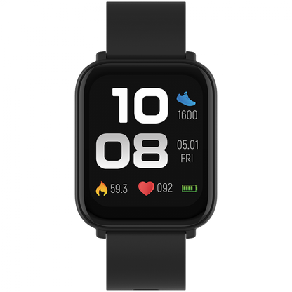 Canyon SW-54 Easy Smartwatch with Sports Functions, Black