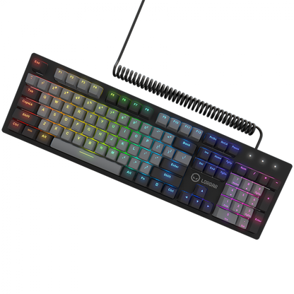 Kabelgebundene RGB-Gaming-Tastatur Lorgar Azar 514 schwarz