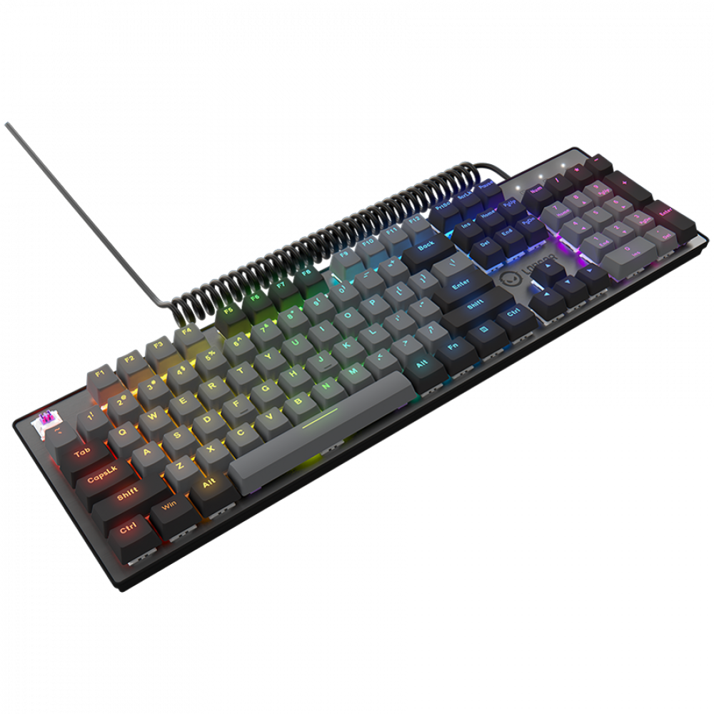 Kabelgebundene RGB-Gaming-Tastatur Lorgar Azar 514 schwarz