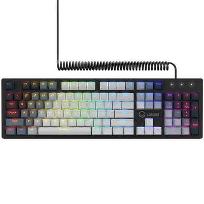 Klawiatura mechaniczna RGB Lorgar Azar 514 czarna przewodowa