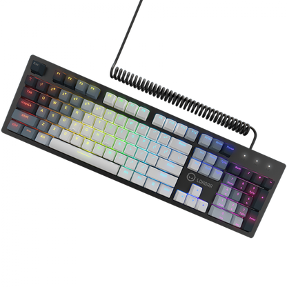 Klawiatura mechaniczna RGB Lorgar Azar 514 czarna przewodowa