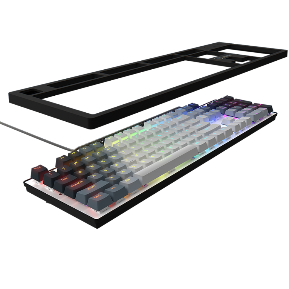 Klawiatura mechaniczna RGB Lorgar Azar 514 czarna przewodowa