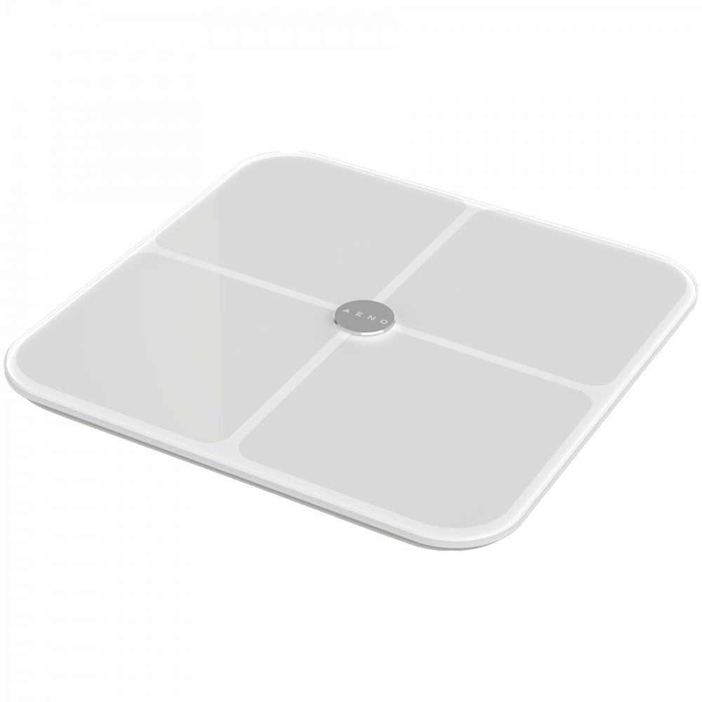 Smart scale with 15 metrics up to 180 kg Aeno BS1S black