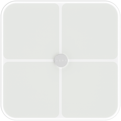 Smart scale with 15 metrics up to 180 kg Aeno BS1S black