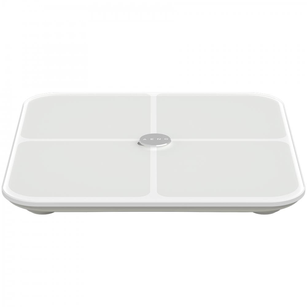 Smart scale with 15 metrics up to 180 kg Aeno BS1S black