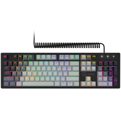 Mechanische RGB-Gamingtastatur Lorgar Azar 514, kabelgebunden, schwarz