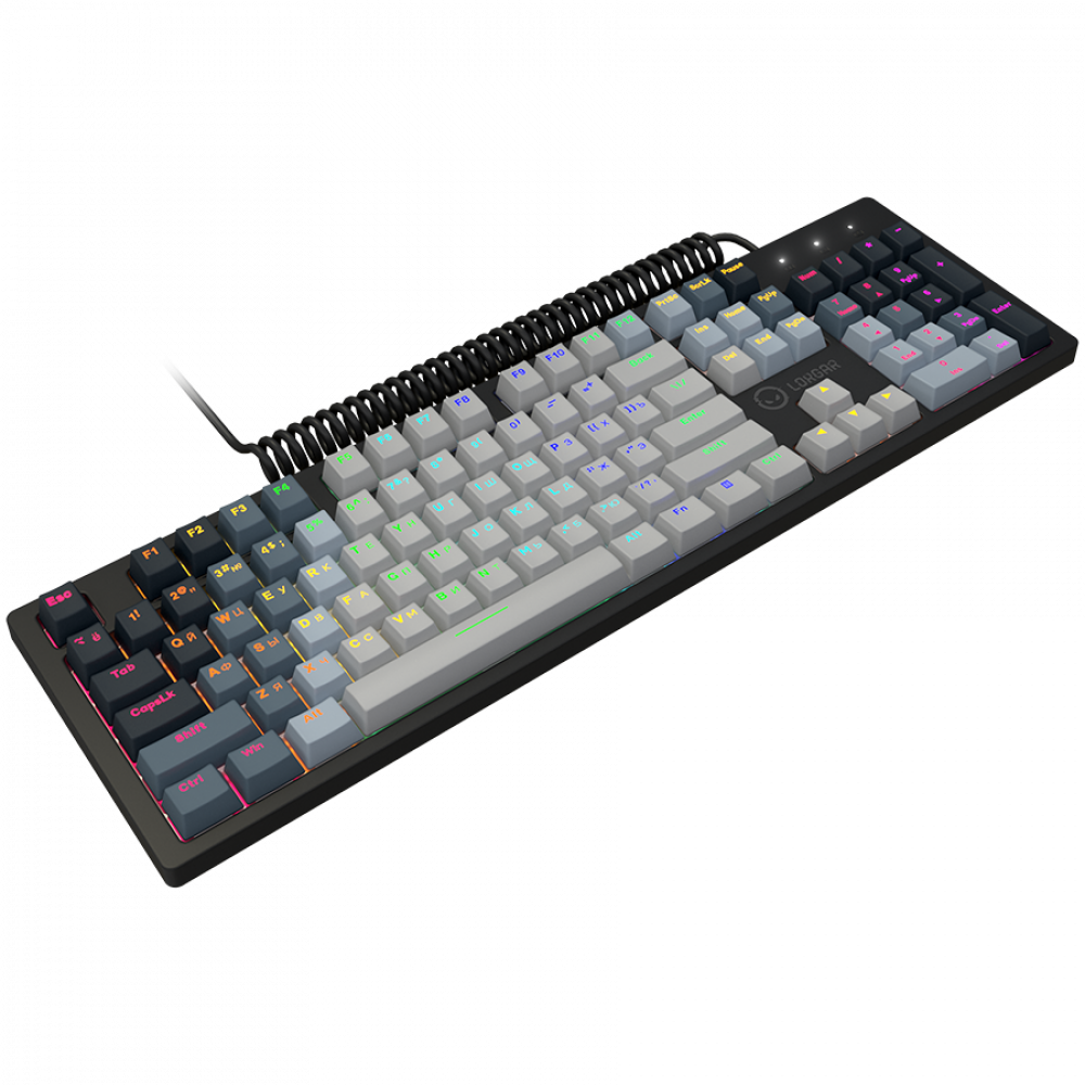 Mechanische RGB-Gamingtastatur Lorgar Azar 514, kabelgebunden, schwarz