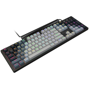 Mechanische RGB-Gamingtastatur Lorgar Azar 514, kabelgebunden, schwarz