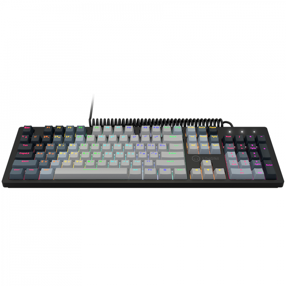 Mechanische RGB-Gamingtastatur Lorgar Azar 514, kabelgebunden, schwarz