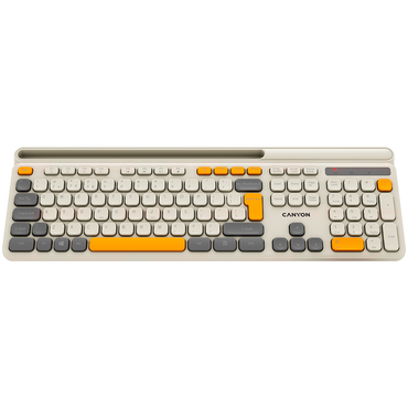 Klawiatura bezprzewodowa HKB-W03 ergonomiczna Canyon HKB-W03 beżowa