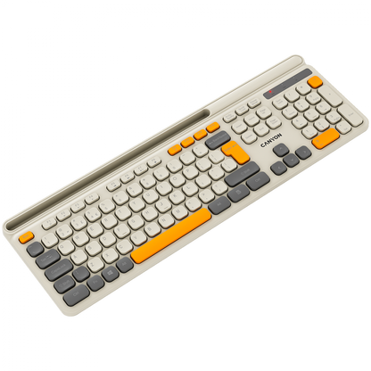 Klawiatura bezprzewodowa HKB-W03 ergonomiczna Canyon HKB-W03 beżowa